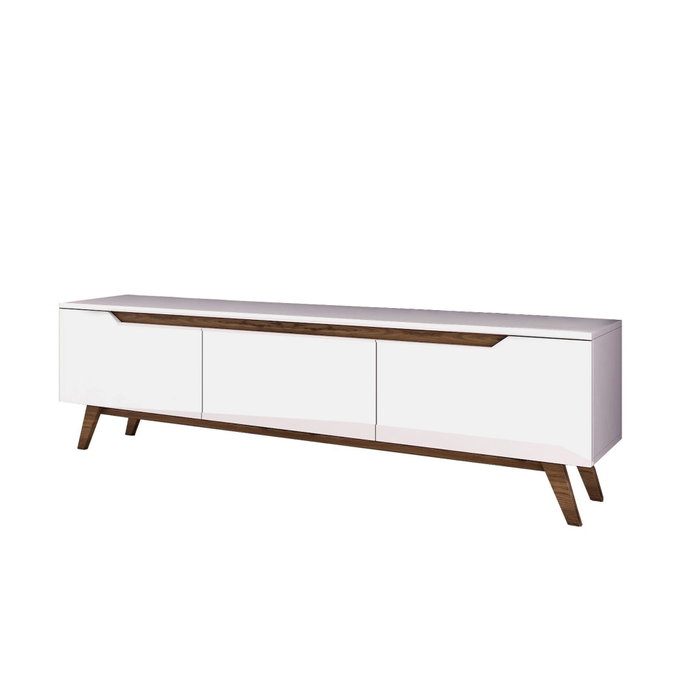 Hanah Home Soporte para TV D1 - 794 Blanco y Nogal